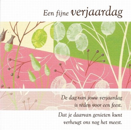 Een fijne verjaardag!