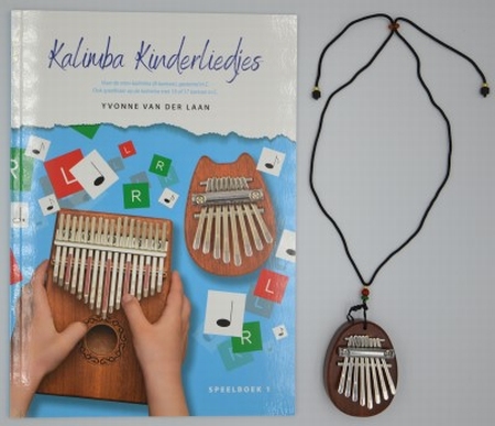 Combi-pakket: Mini-kalimba met Kinderliedjes - Speelboek 1