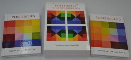 Positiefjes boeken en scheurkalender, voordeelset