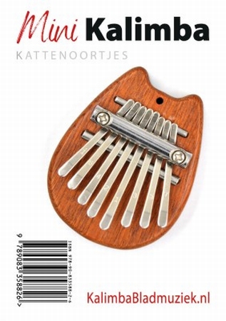 Mini-kalimba (K8), vorm: met kattenoortjes
