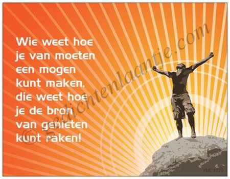 Gedichtkaart YML 1170: Van moeten naar mogen