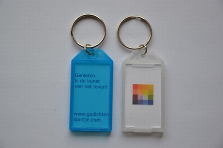 Sleutelhanger YML 1548: Genieten is de kunst van het leven!